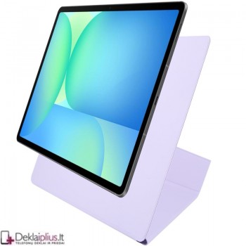 Magnetinis dirbtinės odos atverčiamas dėklas - violetinis (Samsung Galaxy Tab S11)